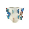 Bordallo Vaas Met Vlinders ø 45,5 Cm Aardewerk Wit -Bekend Glaswerk Winkel 0005454 cloudy butterflies vaso 40 1