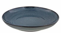 Oldenhof 1821 Serveerbord ø 45 Cm Aardewerk Indigo Spickel Blauw