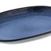 Oldenhof 1821 Ovale Serveerschaal ø 30,5 X 21 Cm Aardewerk Azuurblauw -Bekend Glaswerk Winkel 01.757 21.144