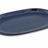 Oldenhof 1821 Ovale Serveerschaal ø 16 X 23 Cm Aardewerk Indigo Blauw -Bekend Glaswerk Winkel 01.757 3.557