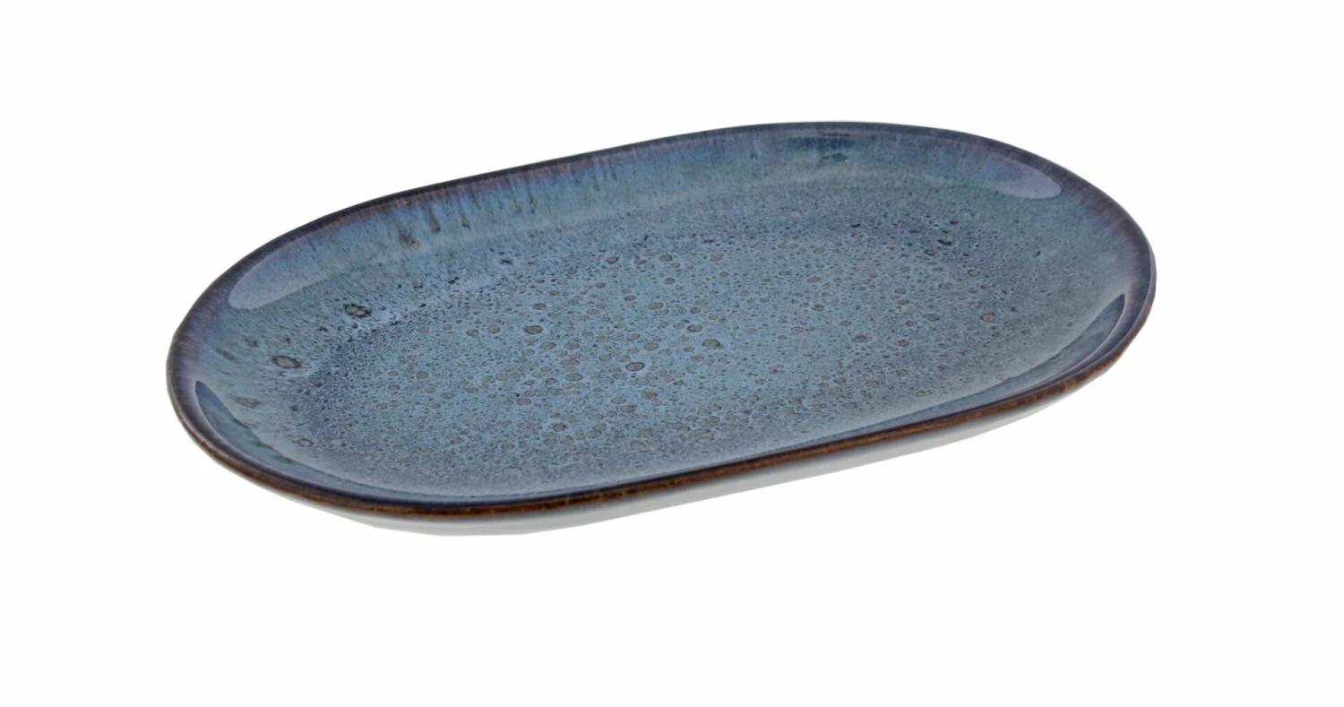 Oldenhof 1821 Ovale Serveerschaal ø 16 X 23 Cm Aardewerk Indigo Spickel Blauw 3 Oldenhof 1821 Ovale Serveerschaal ø 16 X 23 Cm Aardewerk Indigo Spickel Blauw