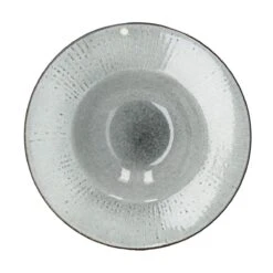 Broste Copenhagen Nordic Sea Pastabord ø 29 Cm H 7 Cm Aardewerk Blauw