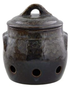 Oldenhof 1821 Uienpot 14 X 12 Cm Aardewerk Spikkelblauw