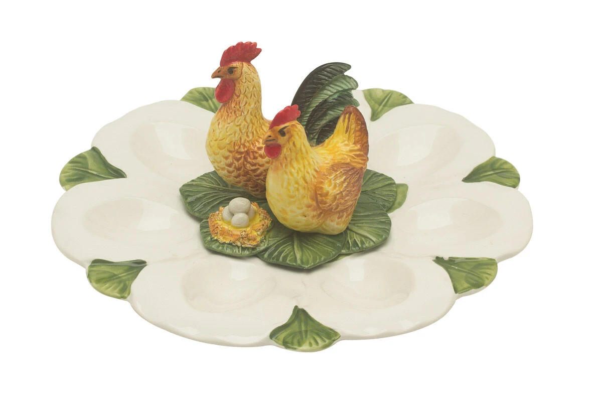 Oldenhof Schaal Voor 7 Eieren ø 25 Cm Aardewerk 3 Oldenhof Schaal Voor 7 Eieren ø 25 Cm Aardewerk