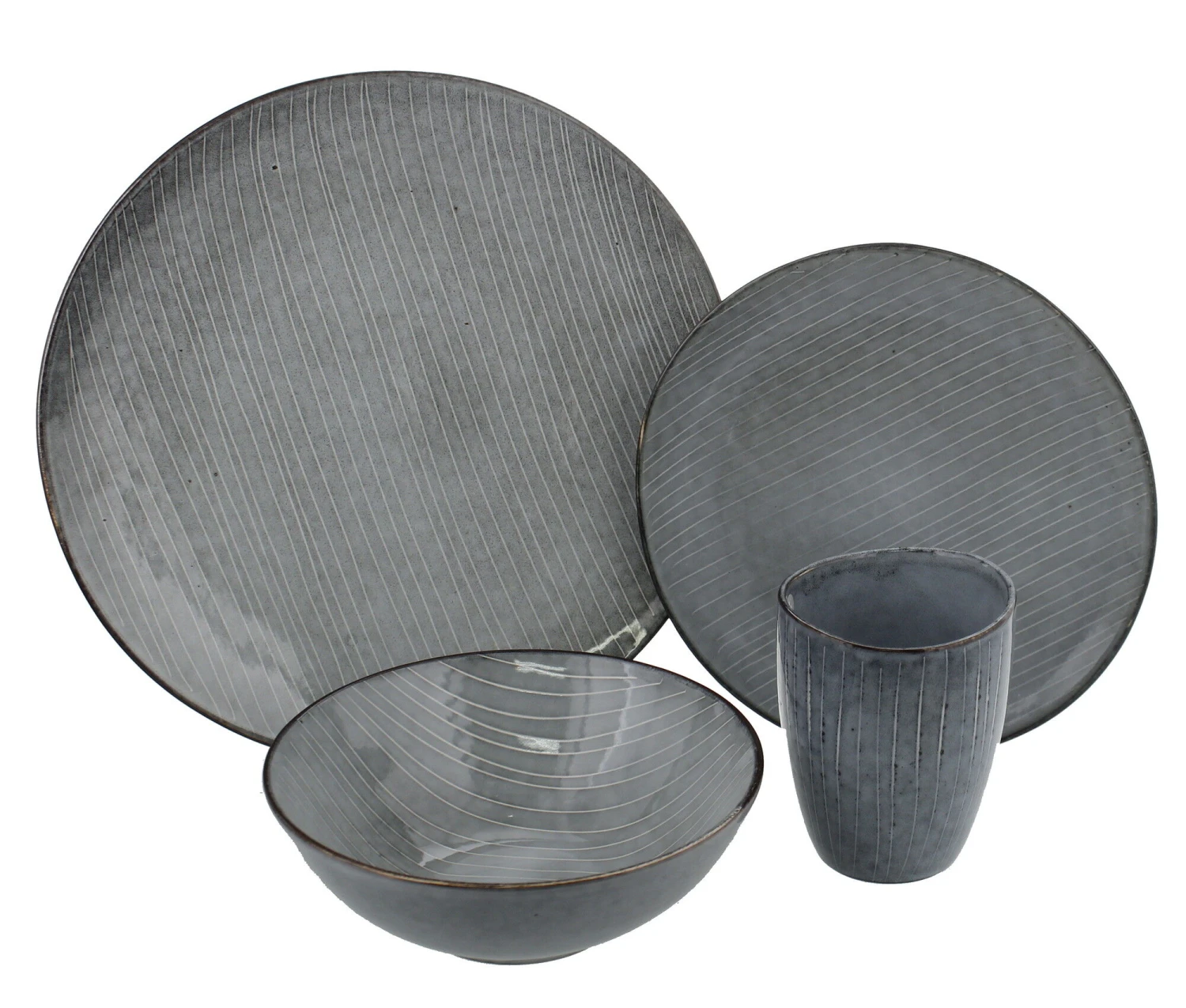 Broste Copenhagen Nordic Sea Serviesset 16-delig 4 Broste Copenhagen Nordic Sea Serviesset 16-delig - Afbeelding 2