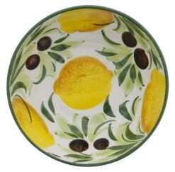 Oldenhof Ronde Schaal Met Citroenen En Olijven ø 21 Cm Aardewerk Wit 6 Oldenhof Ronde Schaal Met Citroenen En Olijven ø 21 Cm Aardewerk Wit -Bekend Glaswerk Winkel 9059 100392 2