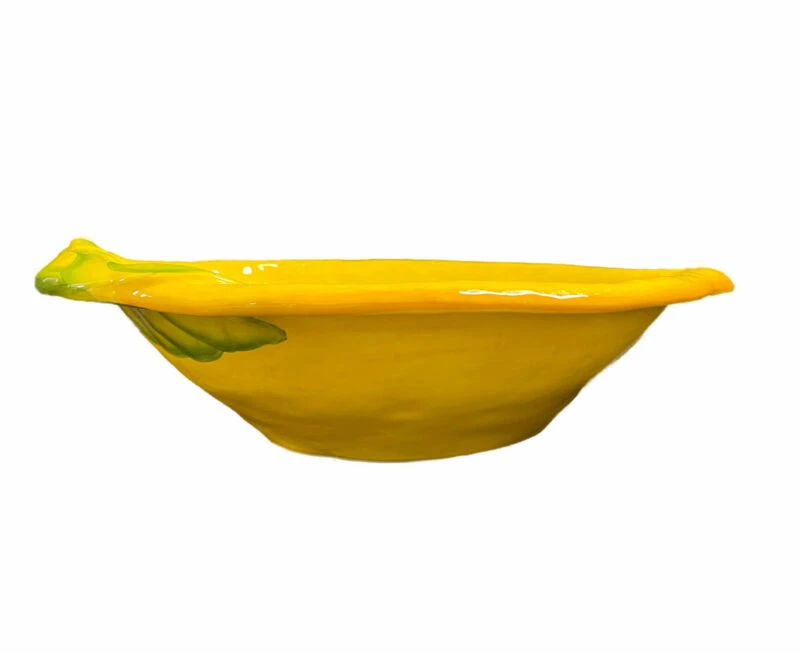 Oldenhof Citroen Saladekom 31 X 23 Cm Aardewerk 4 Oldenhof Citroen Saladekom 31 X 23 Cm Aardewerk - Afbeelding 2