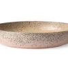 HK Living ACE6940 Gradient Diep Bord ø 21,5 Cm Beige 2 Stuks -Bekend Glaswerk Winkel ace6940 eg