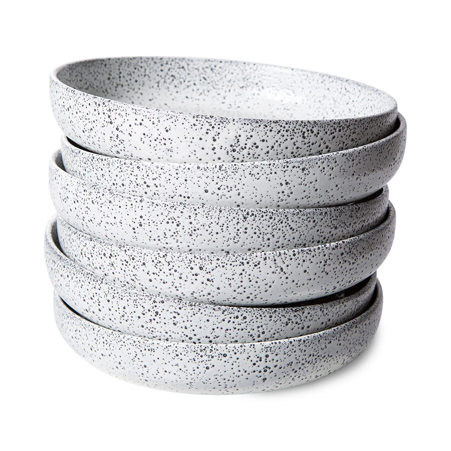 HK Living ACE7035 Gradient Diep Bord ø 21,5 Cm Crèmekleurig 2 Stuks 5 HK Living ACE7035 Gradient Diep Bord ø 21,5 Cm Crèmekleurig 2 Stuks - Afbeelding 3