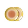 HK Living 70's ACE7070 Eclipse Dessertbord ø 17,5 Cm Aardewerk 2 Stuks -Bekend Glaswerk Winkel ace7070 eg 1