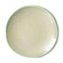 HK Living 70's ACE7072 Pistachio Side Plate ø 22 Cm Aardewerk 2 Stuks -Bekend Glaswerk Winkel ace7072 lr a 01 1