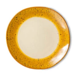 HK Living 70's ACE7074 Autumn Side Plate ø 22 Cm Aardewerk 2 Stuks -Bekend Glaswerk Winkel ace7074 lr a 01 1