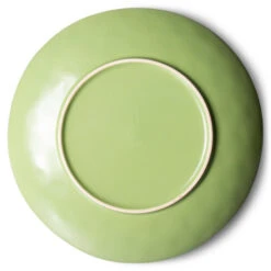 HK Living 70's ACE7078 Kiwi Dinerbord ø 29 Cm Aardewerk 2 Stuks -Bekend Glaswerk Winkel ace7078 lr d 01 1