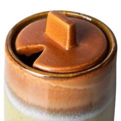 HK Living 70's ACE7083 Suikerpot En Melkkan Aardewerk Peat-Berry 2-delig -Bekend Glaswerk Winkel ace7083 lr d 01 1