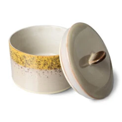 HK Living 70's ACE7104 Autumn Voorraadpot 1,65 Liter Aardewerk -Bekend Glaswerk Winkel ace7104 lr b 01 1