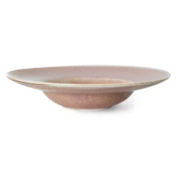 HK Living Chef Ceramics ACE7135 Pastabord ø 28,5 Cm Aardewerk Rustic Pink -Bekend Glaswerk Winkel ace7135 lr b 01 64361 1