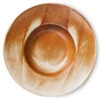 HK Living Chef Ceramics ACE7137 Pastabord ø 28,5 Cm Aardewerk Rustic Cream/Brown -Bekend Glaswerk Winkel ace7137 eg 90188