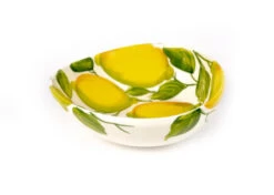 Oldenhof Organische Schaal Met Citroenen ø 20 Cm Aardewerk Wit