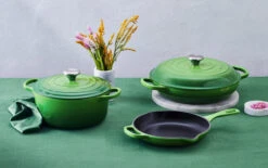 Le Creuset Serveerschaal ø 32 Cm Aardewerk Bamboo -Bekend Glaswerk Winkel bamboo 1 1