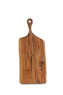 Oldenhof Raw Serveerplank Met Steelgreep 60 X 25 Cm Acaciahout