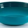 Le Creuset Serveerschaal ø 32 Cm Aardewerk Deep Teal 2 Le Creuset Serveerschaal ø 32 Cm Aardewerk Deep Teal -Bekend Glaswerk Winkel deep teal kom