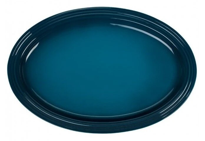 Le Creuset Ovale Schaal ø 46 Cm Aardewerk Deep Teal 3 Le Creuset Ovale Schaal ø 46 Cm Aardewerk Deep Teal
