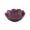 Bordallo Flora Schaal 495 Ml Aardewerk Paars -Bekend Glaswerk Winkel grotpar