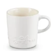 Le Creuset Holly Collectie Mok 200 Ml Aardewerk Katoenwit -Bekend Glaswerk Winkel lc 20200529 zs ps fs 60303204311511 001