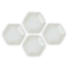 Le Creuset Hexagon Serveerschaaltje 9,5 Cm Aardewerk Meringue 4 Stuks -Bekend Glaswerk Winkel lc 20210614 zs ps fs 69259957160030 003 1