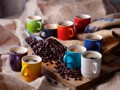 Le Creuset Espressomok 100 Ml Aardewerk Soleil -Bekend Glaswerk Winkel le creuset espressokopjes 6