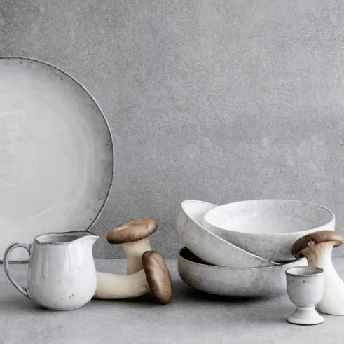 Broste Copenhagen Nordic Sand Suikerpot ø 10,5 Cm H 7 Cm Aardewerk Wit 4 Broste Copenhagen Nordic Sand Suikerpot ø 10,5 Cm H 7 Cm Aardewerk Wit - Afbeelding 2