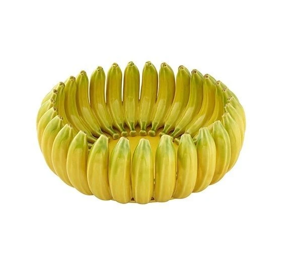 Bordallo Banaan Schaal ø 28 Cm Aardewerk Geel 3 Bordallo Banaan Schaal ø 28 Cm Aardewerk Geel