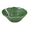 Bordallo Koolblad Diepe Saladeschaal ø 29 Cm Aardewerk Groen -Bekend Glaswerk Winkel saladeschaal