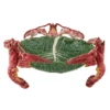 Bordallo Koolblad Schaal Met Kreeften ø 49,5 Cm Aardewerk Groen -Bekend Glaswerk Winkel schaalkreeft 1