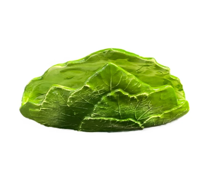 Oldenhof Blad Servethouder Aardewerk Groen 4 Oldenhof Blad Servethouder Aardewerk Groen - Afbeelding 2